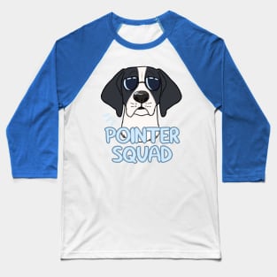 POINTER SQUAD (black) Baseball T-Shirt